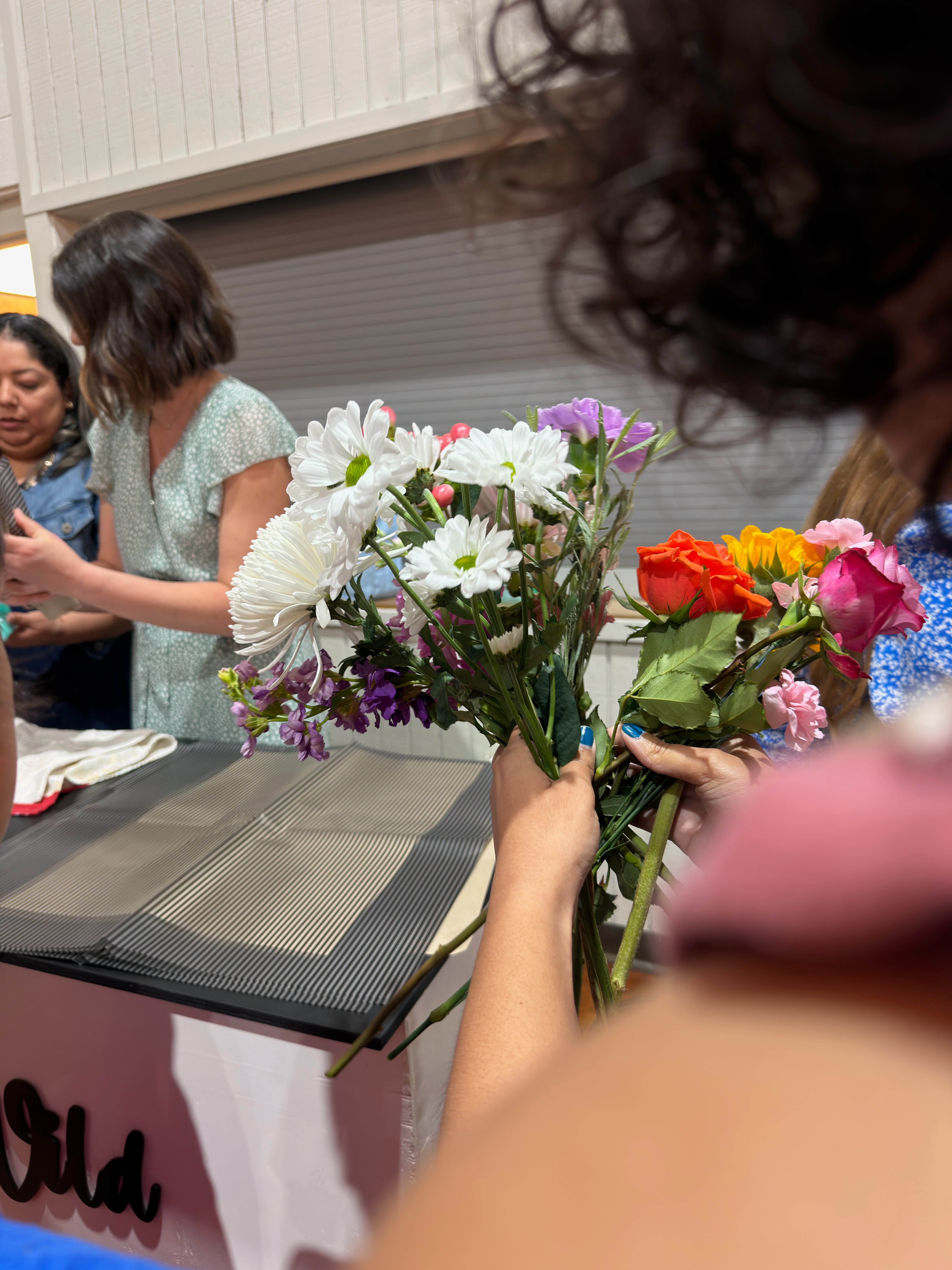 Mother's Day flower bar bouquets at Journey